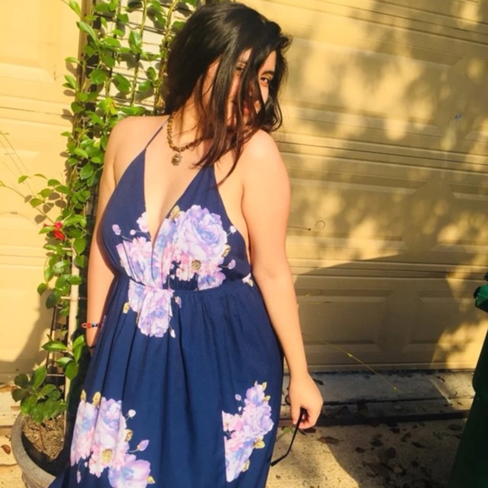 Floral maxi dress